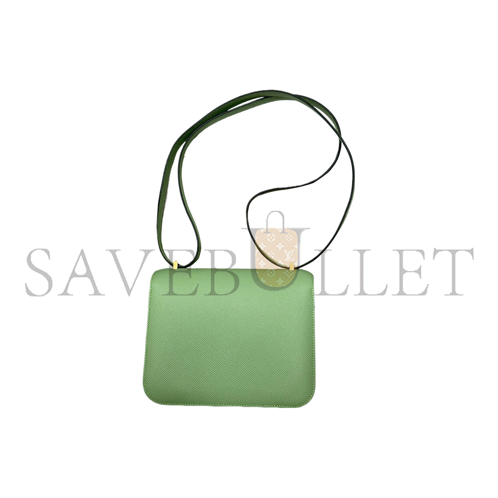 HERMES MASTER CONSTANCE 18 EPSOM 3I VERT CRIQUET H085976CCAA (19*15*4cm)